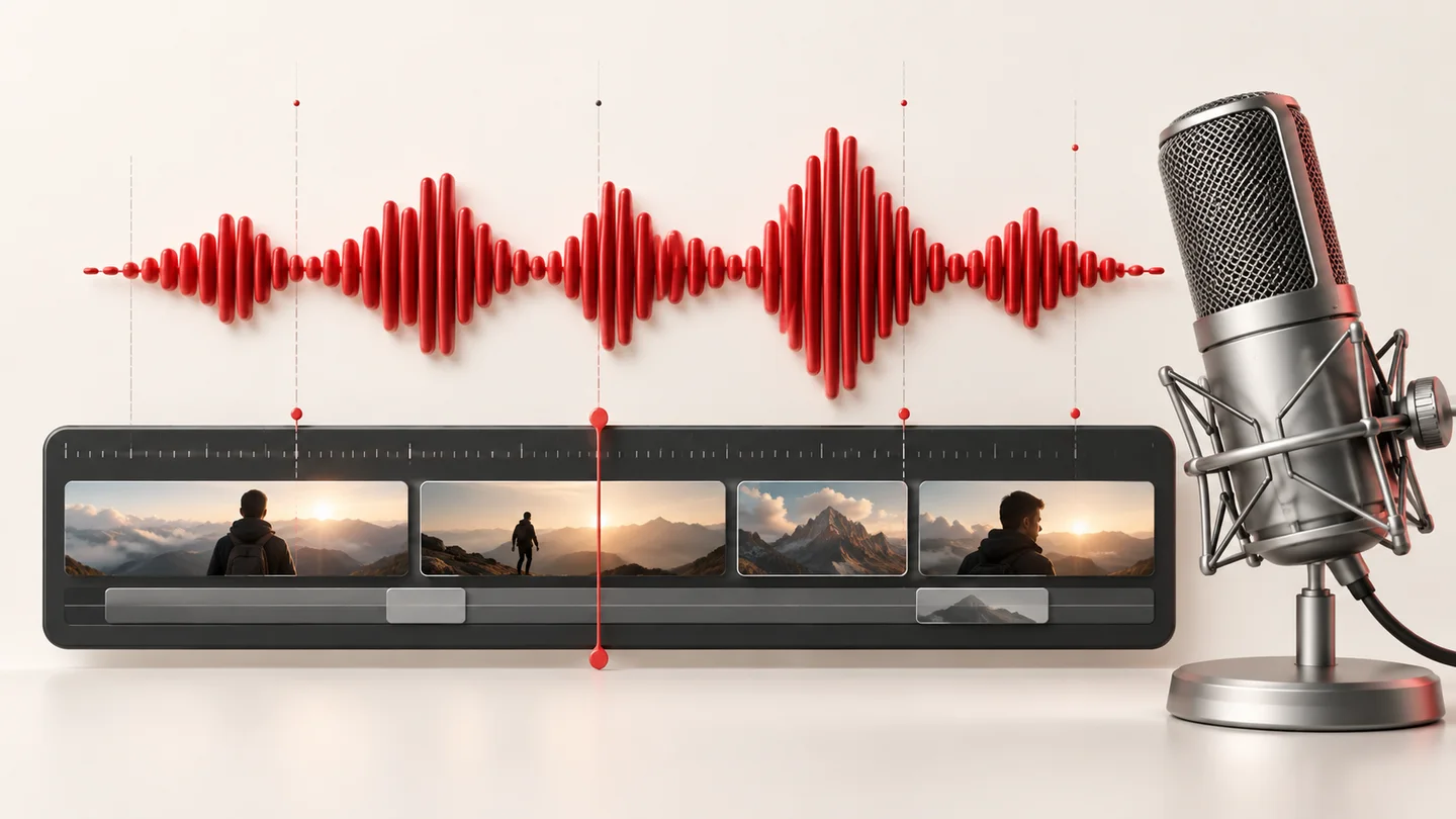 voice dài hơn video — Timeline sửa voice dài hơn video